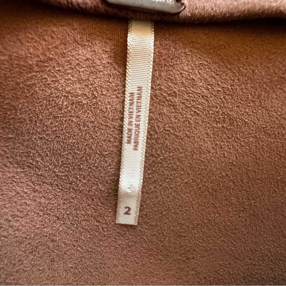 Free People Faux Suede‎ Brown Mini Skirt - Picture 6 of 7